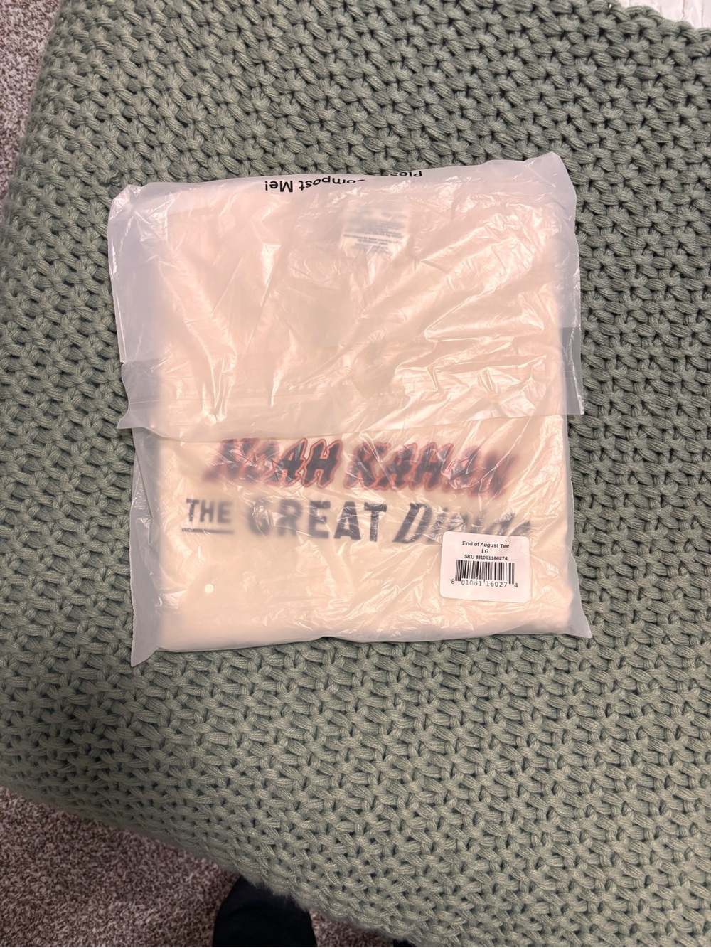 Noah Kahan, End of August Tee, The Great Divide Tour 2026